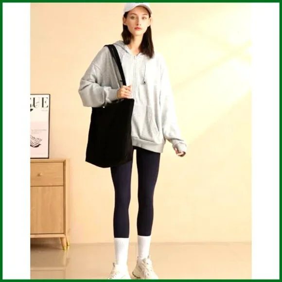 Corduroy Tote Bag Large Capacity Hobo Shoulder Bag Zipper Vintage Casual - Picture 3 of 7